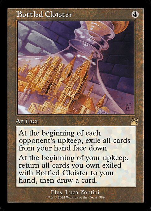 Bottled Cloister (Retro Frame) (Serial Numbered) 389 card from Ravnica Remastered