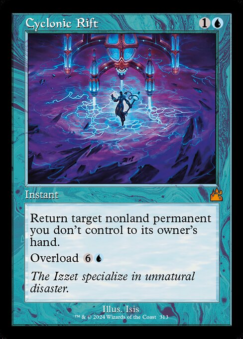 Cyclonic Rift (Retro Frame) (Serial Numbered) 313 card from Ravnica Remastered