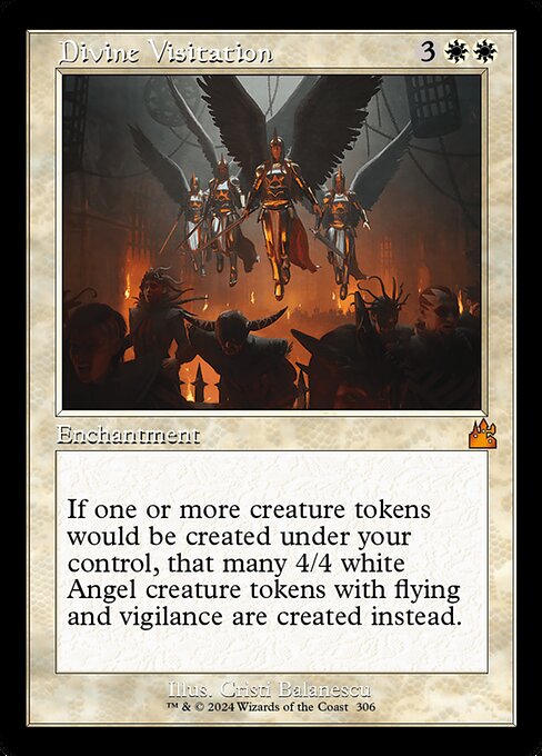 Divine Visitation (Retro Frame) (Serial Numbered) 306 card from Ravnica Remastered