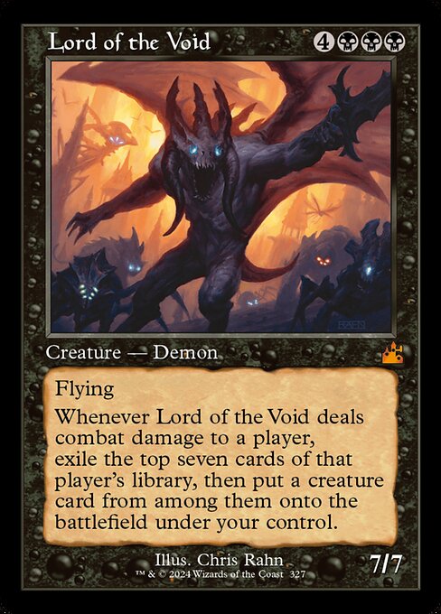 Lord of the Void (Retro Frame) (Serial Numbered) 327 card from Ravnica Remastered