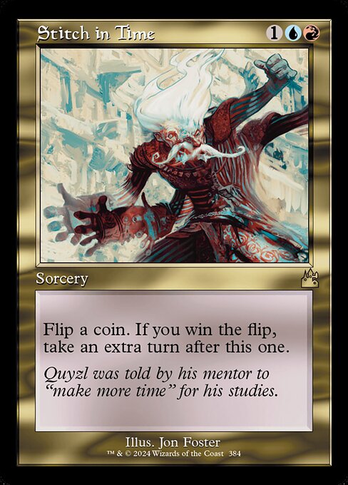 Stitch in Time (Retro Frame) (Serial Numbered) 384 card from Ravnica Remastered