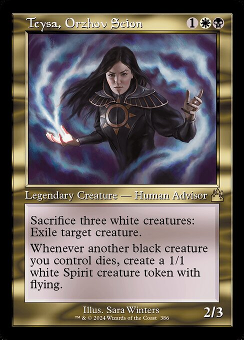 Teysa, Orzhov Scion (Retro Frame) (Serial Numbered) 386 card from Ravnica Remastered