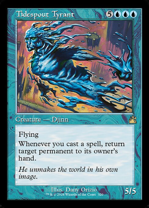Tidespout Tyrant (Retro Frame) (Serial Numbered) 320 card from Ravnica Remastered