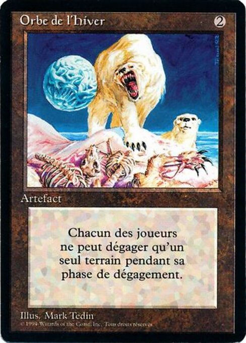 Winter Orb card from Revised Edition (Foreign Black Border)