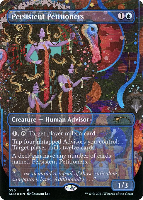 Persistent Petitioners (595) 595 card from Secret Lair Drop Series