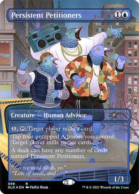 Persistent Petitioners (598) 598 card from Secret Lair Drop Series