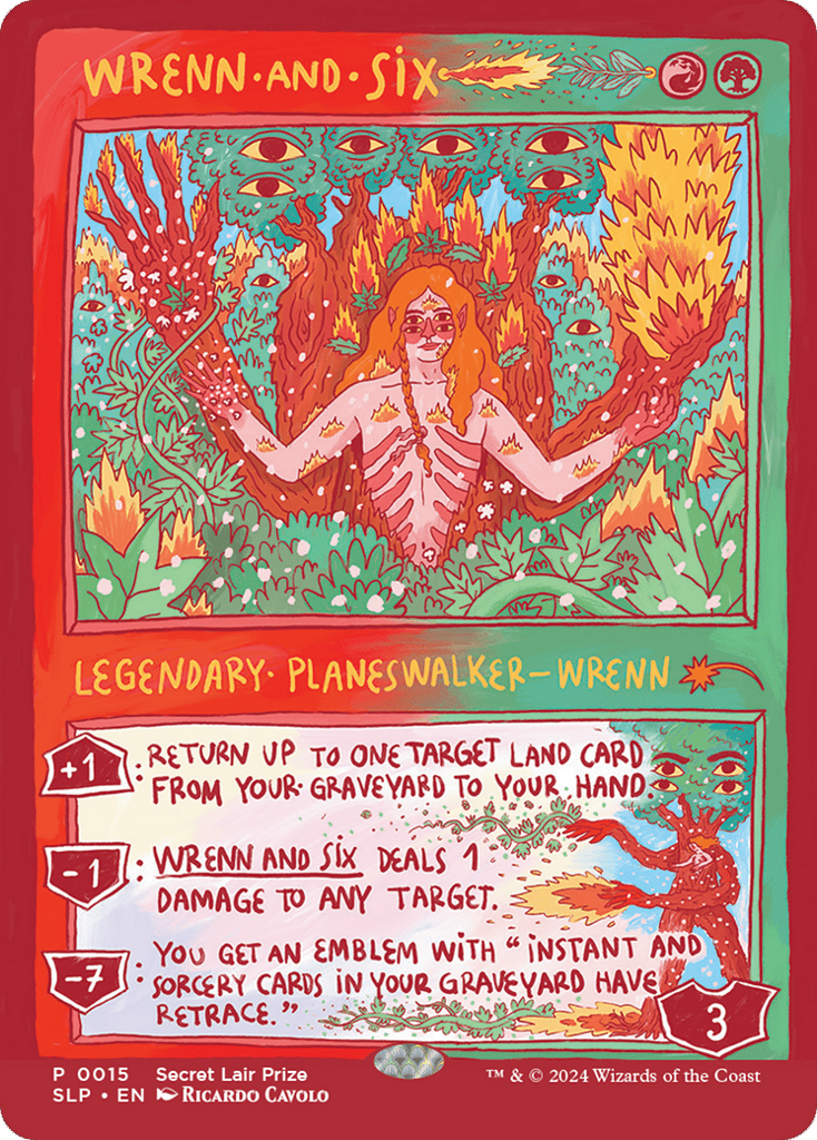 Wrenn and Six 15 card from Secret Lair Showdown