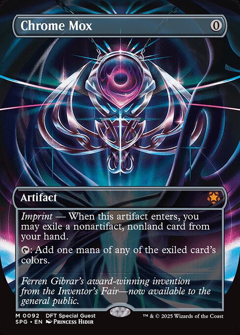 Chrome Mox (Borderless) 92 card from Special Guests