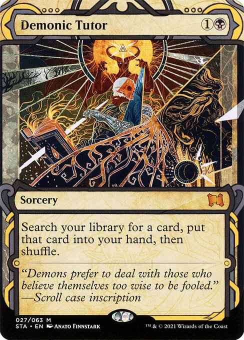 Demonic Tutor 27 card from Strixhaven: Mystical Archive