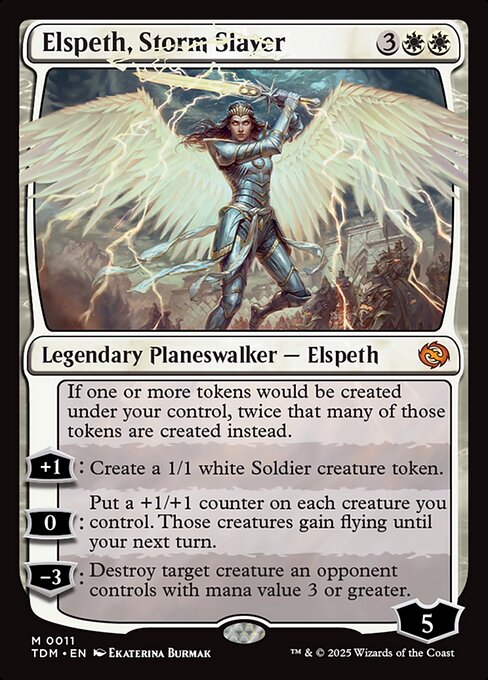 Elspeth, Storm Slayer 11 card from Tarkir: Dragonstorm