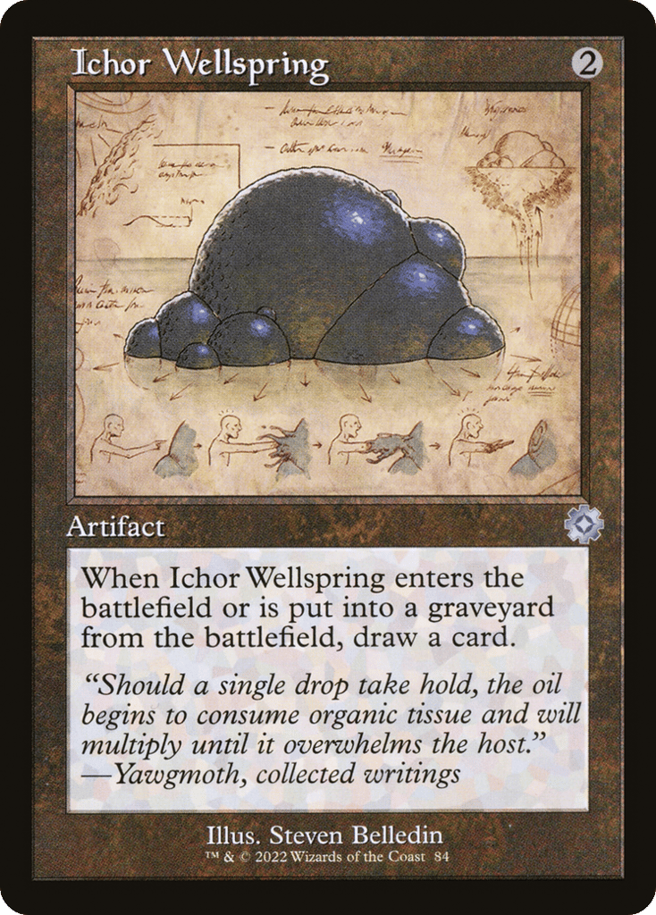 Ichor Wellspring (Schematic) (Serial Numbered) 84 card from The Brothers' War: Retro Frame Artifacts