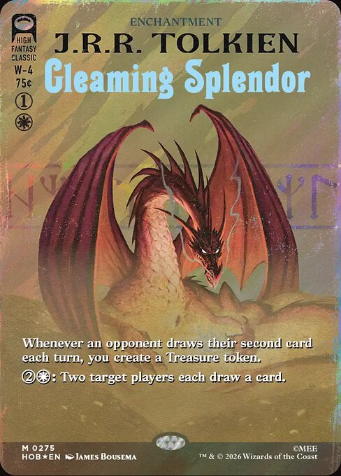 Gleaming Splendor (Borderless) 275 card from The Hobbit