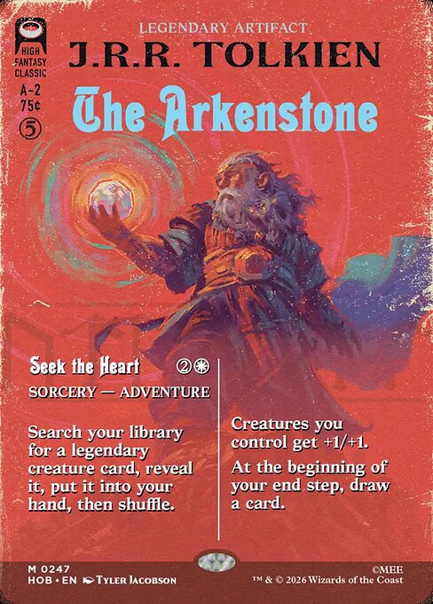 The Arkenstone (Borderless) 247 card from The Hobbit