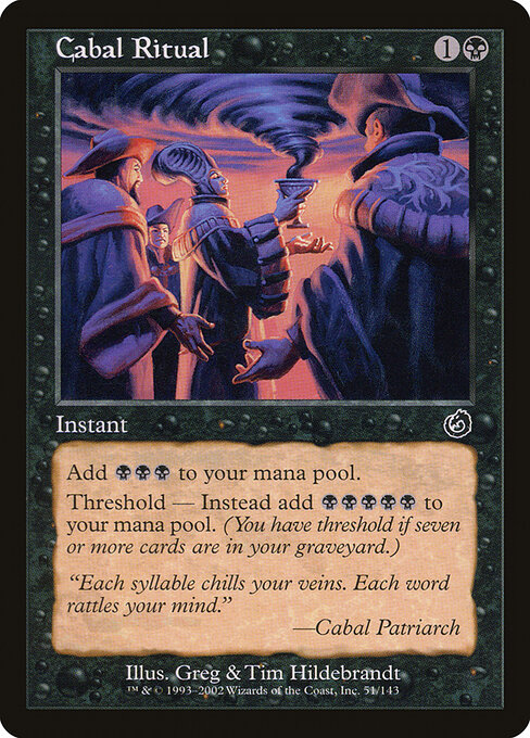 Cabal Ritual 51 card from Torment