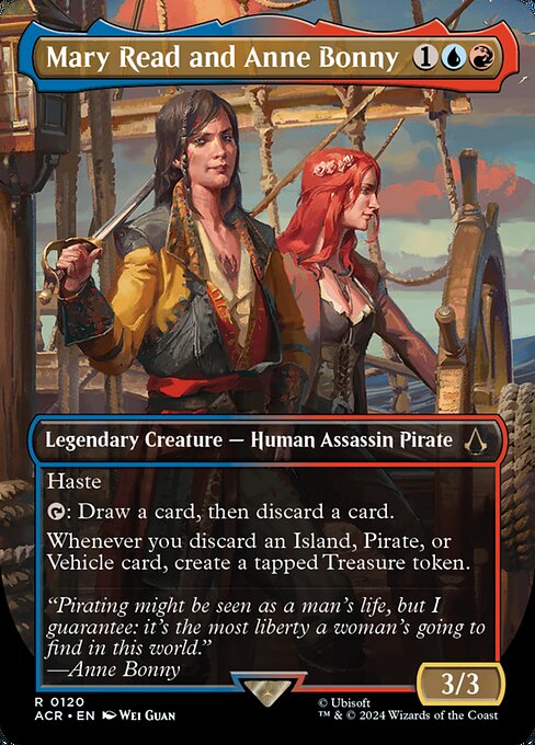 Mary Read and Anne Bonny (English) (Serial Numbered) 120 card from Universes Beyond: Assassin's Creed