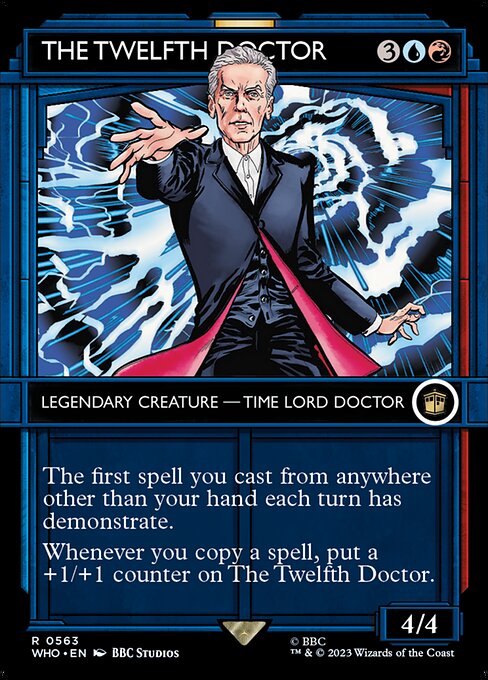 The Twelfth Doctor (Serial Numbered) 563 card from Universes Beyond: Doctor Who
