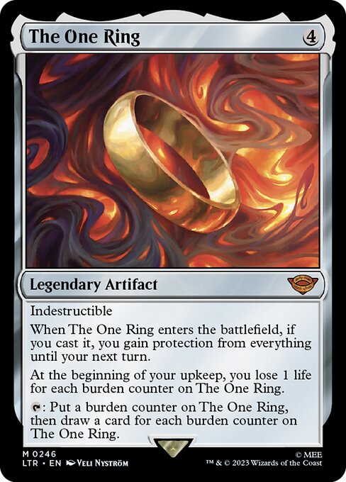 The One Ring 246 card from Universes Beyond: The Lord of the Rings: Tales of Middle-earth