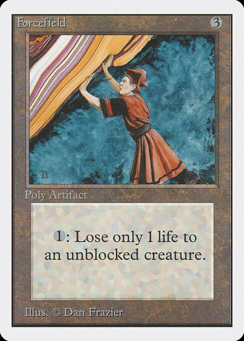 Forcefield card from Unlimited Edition