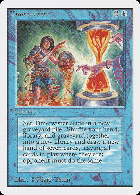 Timetwister card from Unlimited Edition