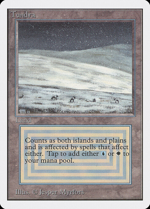 Tundra card from Unlimited Edition