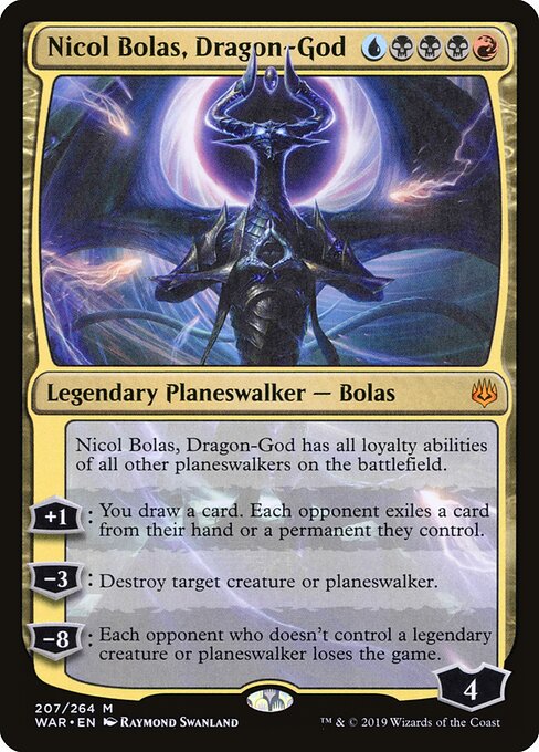 Nicol Bolas, Dragon-God 207 card from War of the Spark