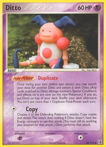 Ditto (Mr. Mime) 38/113 card from Delta Species