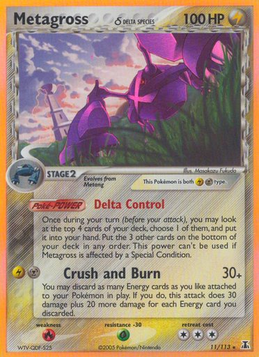 Metagross (Delta Species) 11/113 card from Delta Species
