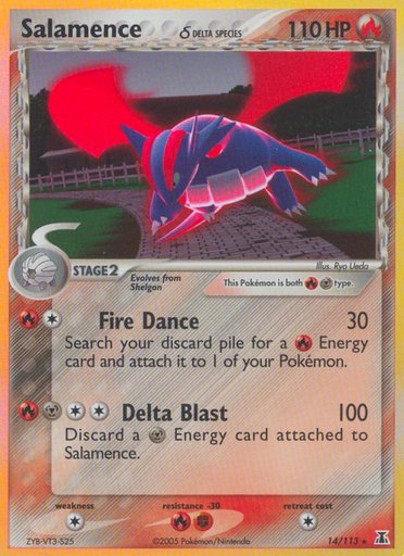 Salamence (Delta Species) 14/113 card from Delta Species