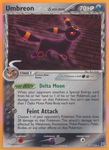 Umbreon (Delta Species) 17/113 card from Delta Species