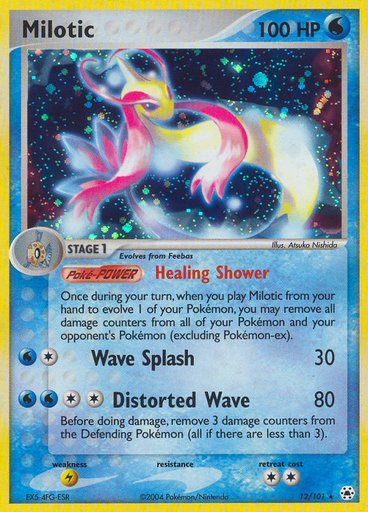 Milotic 12/101 card from Hidden Legends