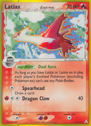 Latias (Delta Species) 11/110 card from Holon Phantoms
