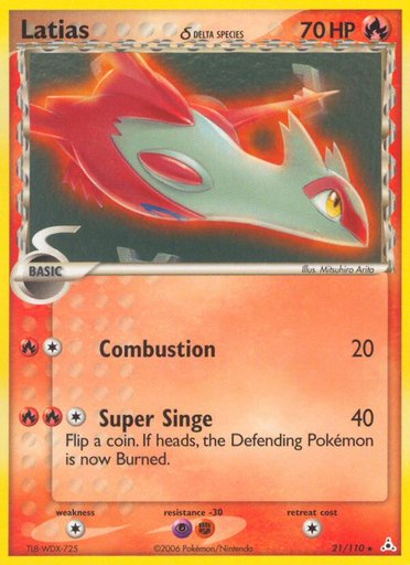 Latias (Delta Species) 21/110 card from Holon Phantoms