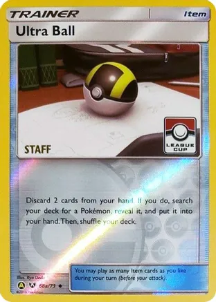 Ultra Ball (League Cup) [Staff] 068a/073 card from League & Championship Cards