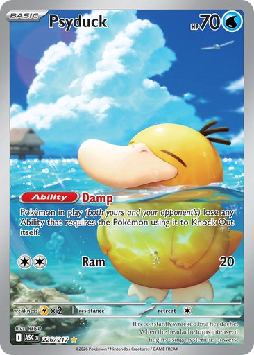 Psyduck 226/217 card from ME: Ascended Heroes