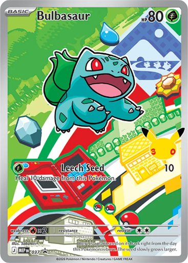 Bulbasaur 037 card from ME: Mega Evolution Promo
