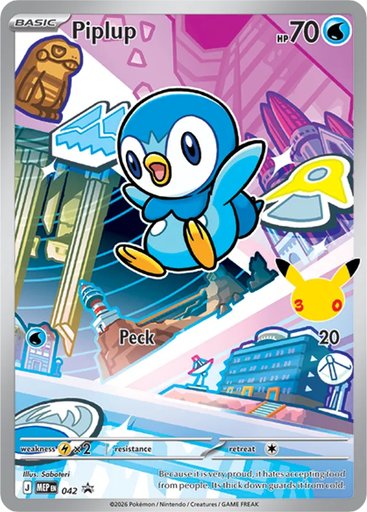 Piplup 042 card from ME: Mega Evolution Promo