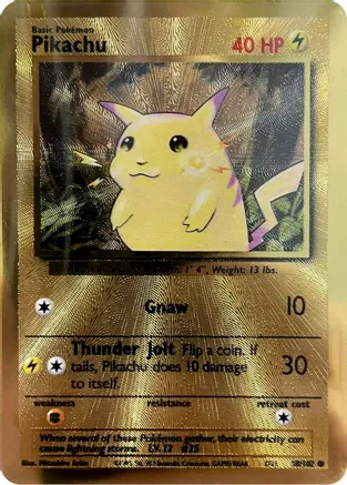 Pikachu (Celebrations Metal Card) 058/102 card from Miscellaneous Cards & Products