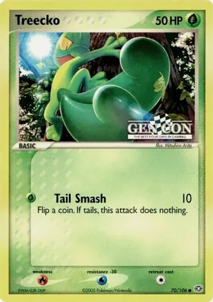 Treecko (GEN CON) 070/106 card from Miscellaneous Cards & Products
