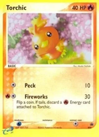 Torchic (e-League) 008 card from Nintendo Promos