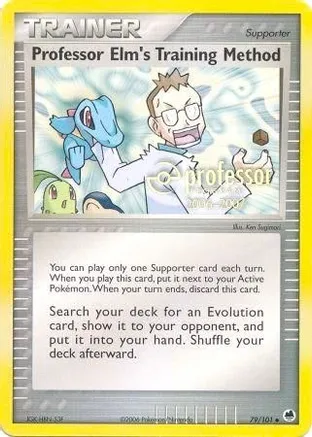 Professor Elm's Training Method (2006-2007) 79/101 card from Professor Program Promos