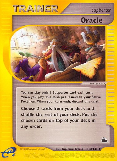 Oracle 138/144 card from Skyridge