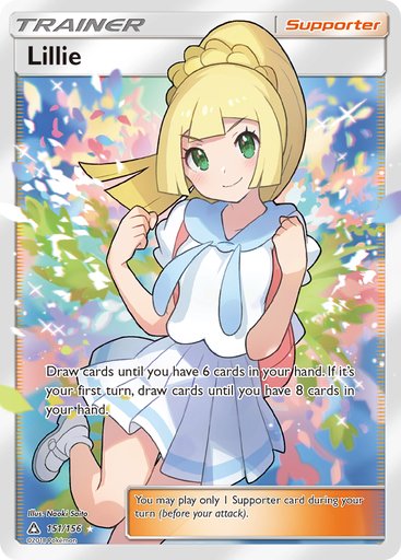 Lillie (Full Art) 151/156 card from SM - Ultra Prism