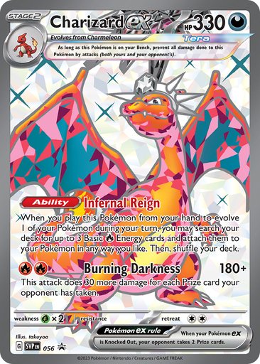 Charizard ex 056 card from SV: Scarlet & Violet Promo Cards