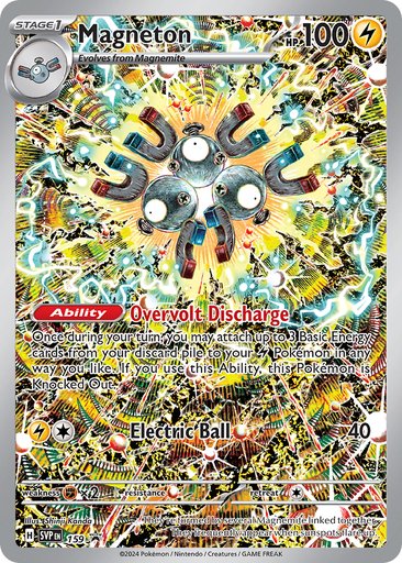 Magneton (Pokémon Center Exclusive) 159 card from SV: Scarlet & Violet Promo Cards