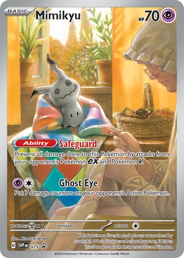 Mimikyu 075 card from SV: Scarlet & Violet Promo Cards