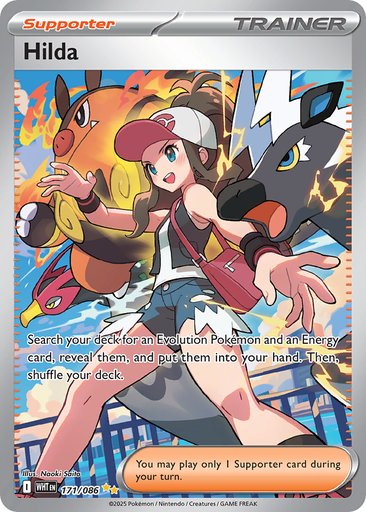 Hilda 171/086 card from SV: White Flare