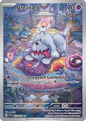Greavard 214/198 card from SV01: Scarlet & Violet Base Set