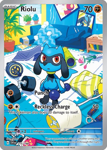 Riolu 215/198 card from SV01: Scarlet & Violet Base Set