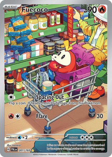 Fuecoco 201/193 card from SV02: Paldea Evolved