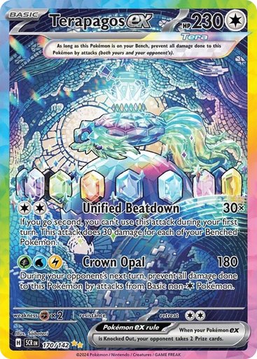 Terapagos ex 170/142 card from SV07: Stellar Crown